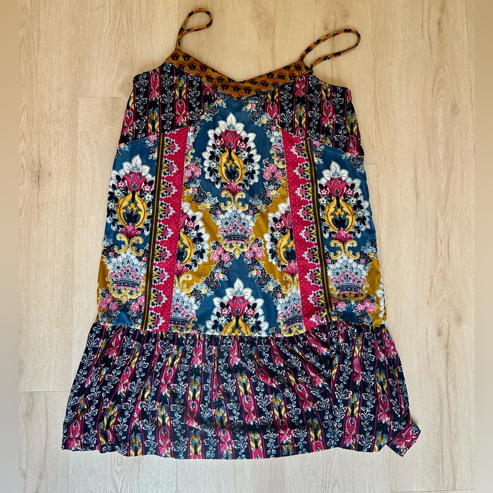 ANTHROPOLOGIE Zadie Luxurious Velvet Slip Dress Size Large